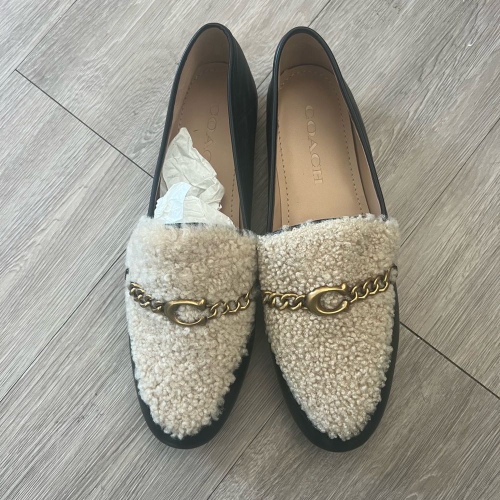 Coach Helena Shearling Loafer